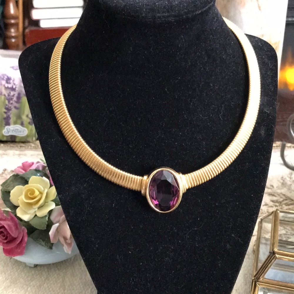 🥳𝐇𝐨𝐬𝐭 𝐏𝐢𝐜𝐤! 🥳CHRISTIAN DIOR AMETHYST NECKLACE